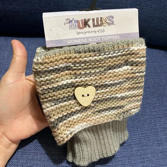 Muk Luks Boot Toppers New - Picture 2 of 4